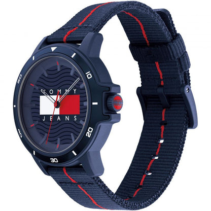 TOMMY HILFIGER Mod. 1791997 gent's wristwatch with quartz movement, 42mm case, multifunctional dial, and mineral material. 3 ATM water resistant.