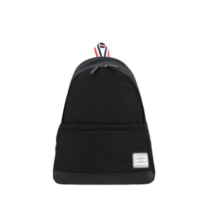 Thom Browne Black Polyester Backpack
