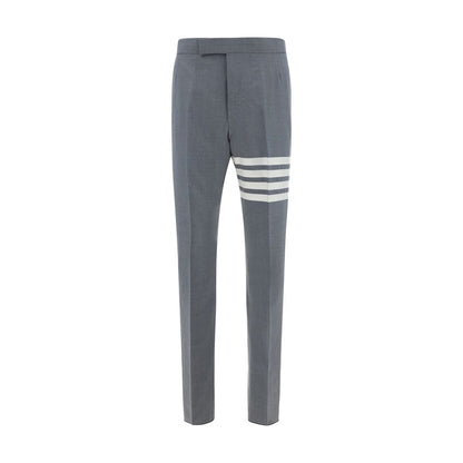 Thom Browne Gray Wool Casual Pants
