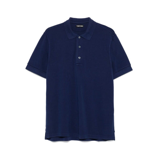 Tom Ford T-shirts and Polos Blue Topwear