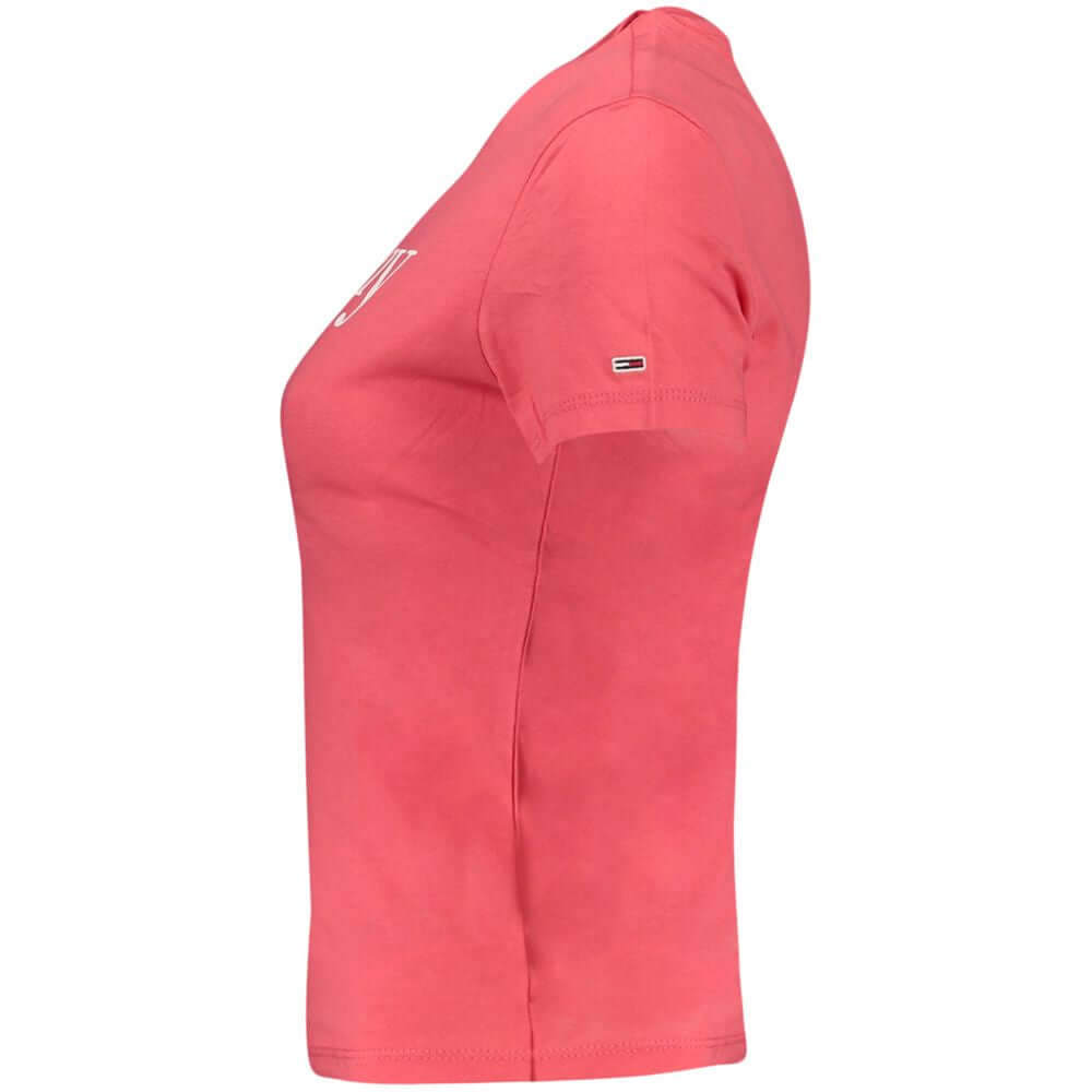 Tommy Hilfiger Pink Cotton Tops & T-Shirt