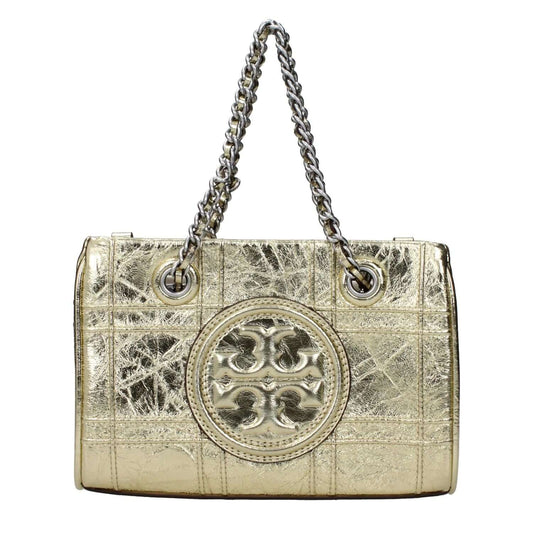 Tory Burch Gold Leather Handbag
