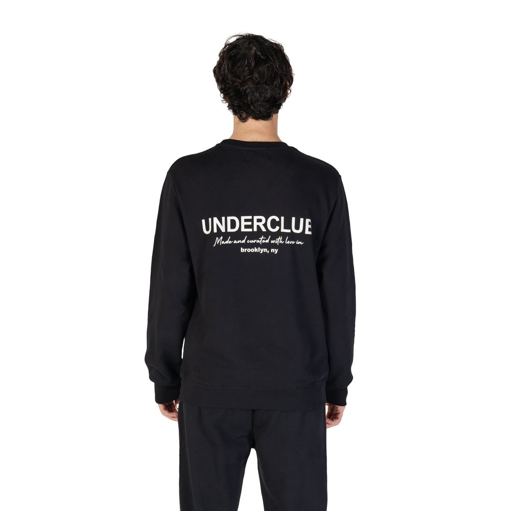 Underclub Black Cotton Sweatshirt