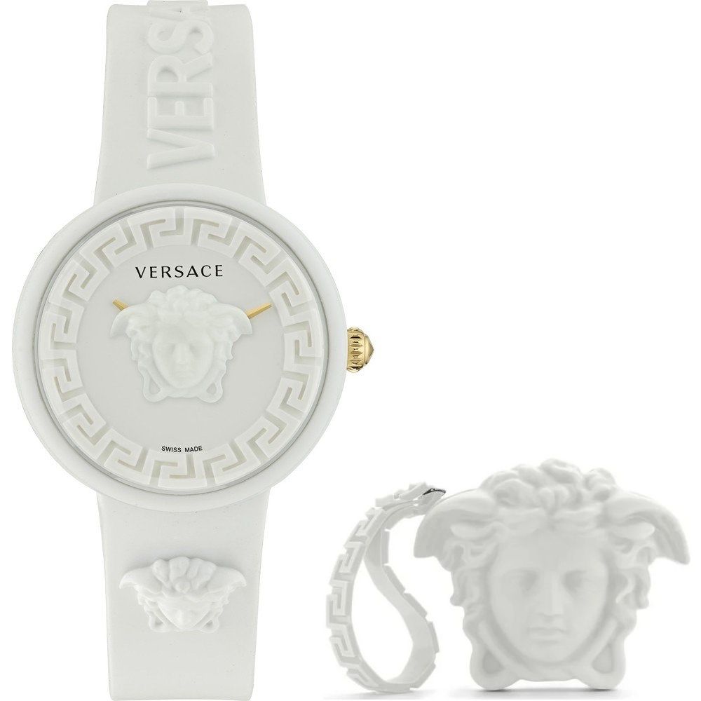 VERSACE Mod. MEDUSA POP + VERSACE WHITE SILICON PURSE