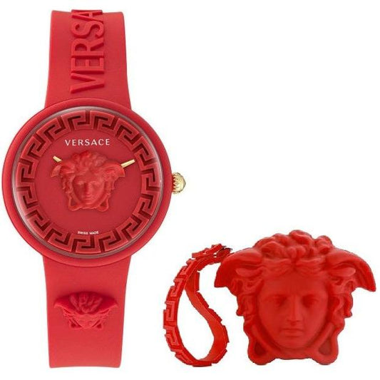 VERSACE Mod. MEDUSA POP 3H + VERSACE RED SILICON PURSE VE6G00723