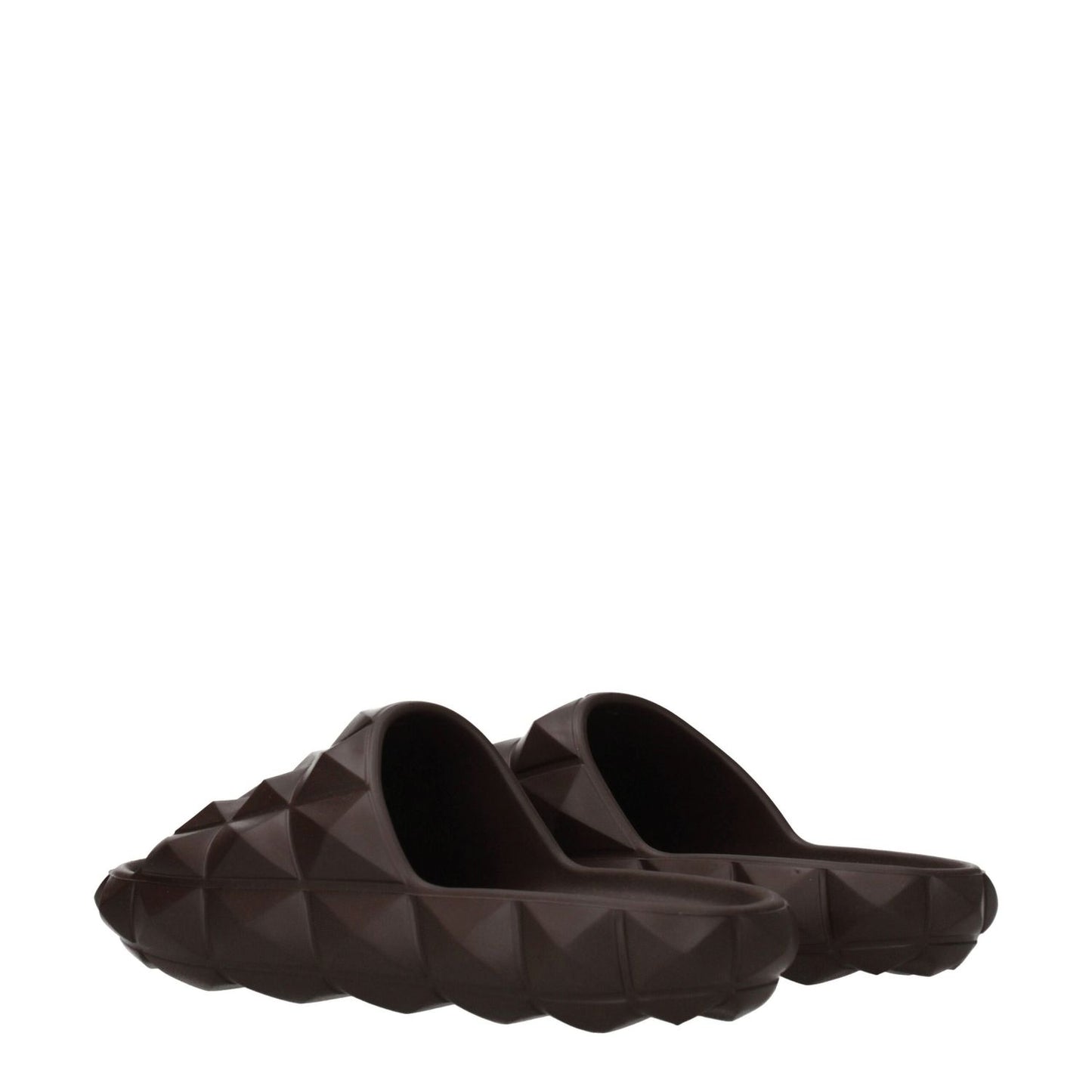 Valentino Garavani Brown Cotton Slippers