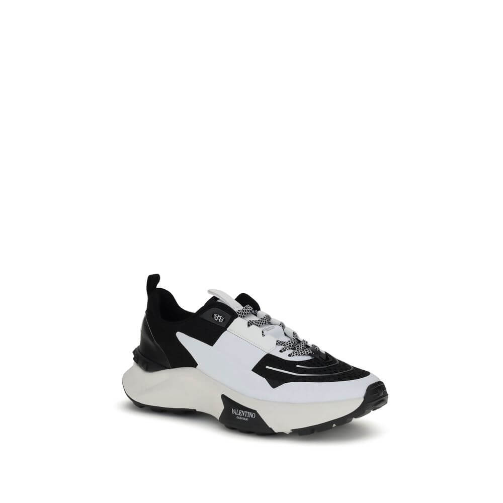 Valentino Garavani Multicolor Calf Leather Bos Taurus Athletic Sneakers