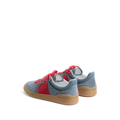 Valentino Garavani Upvillage Low Top Sneaker In Split Leather And Calfskin Nappa Leather