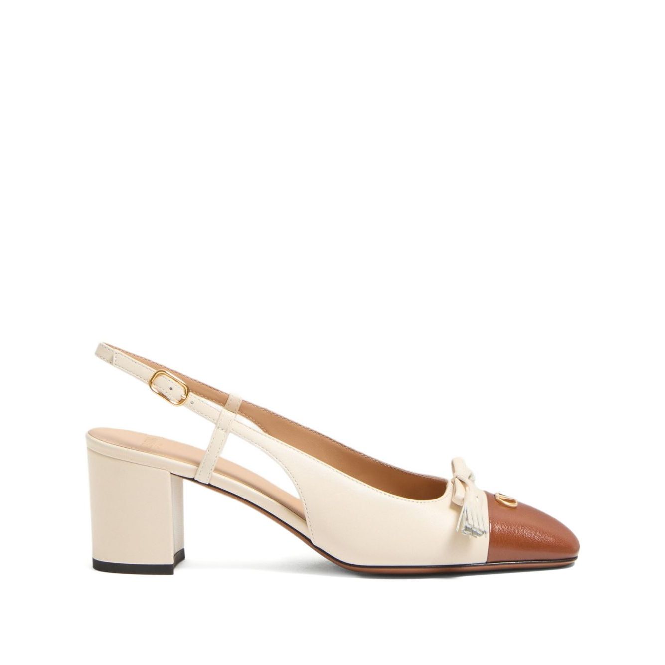 Valentino Garavani Valet Du Roi Goatskin Slingback Pump 60mm Medium Heel
