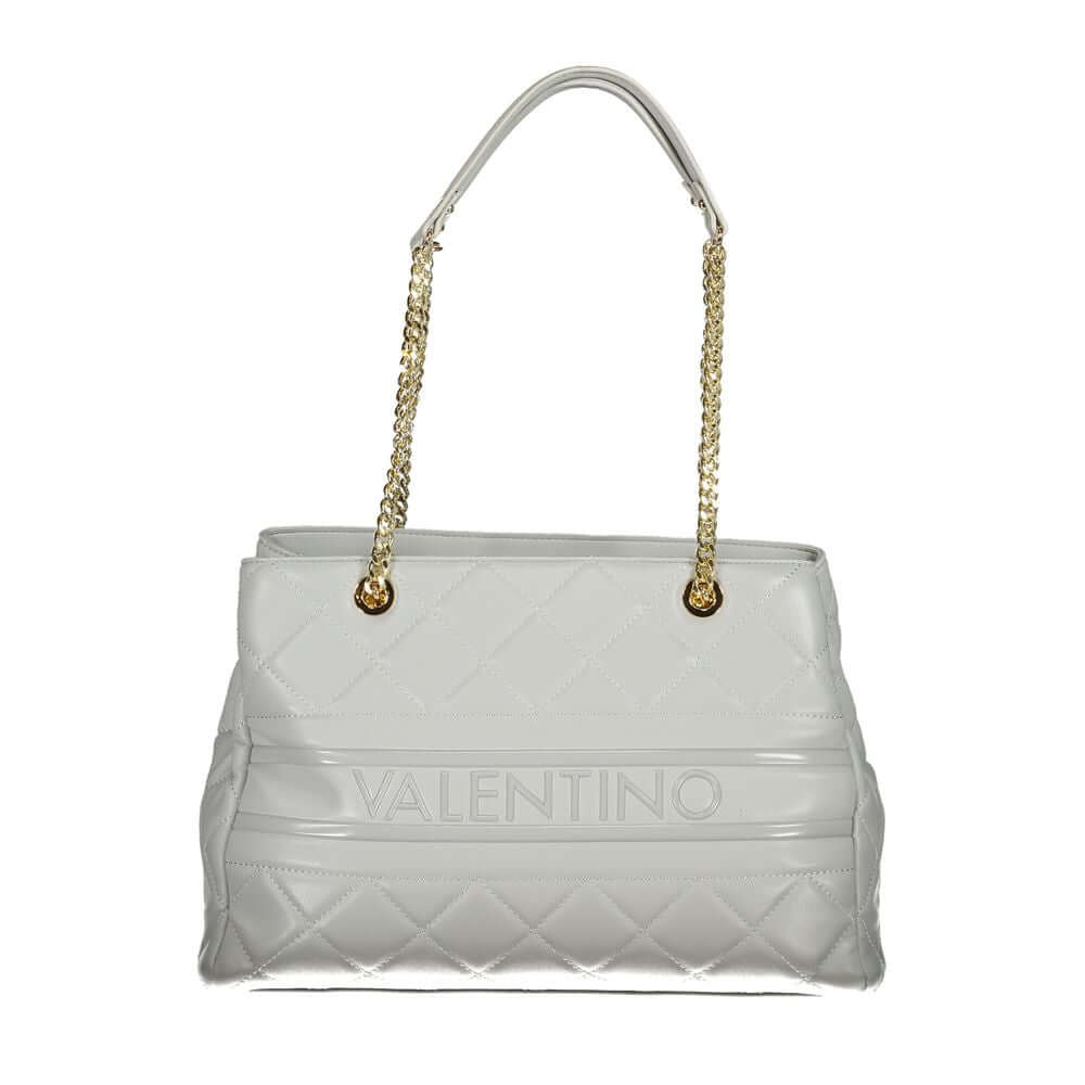Valentino Gray Polyethylene Handbag