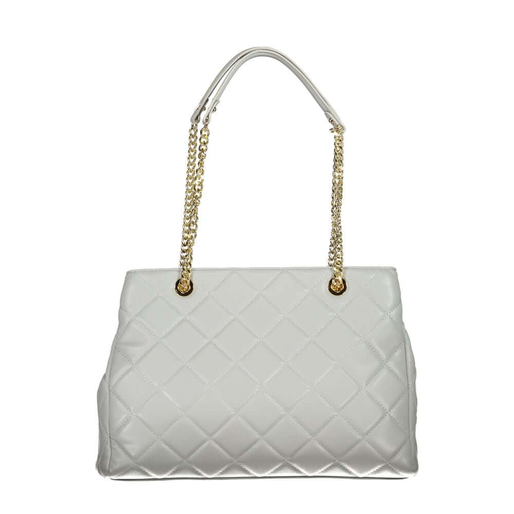 Valentino Gray Polyethylene Handbag