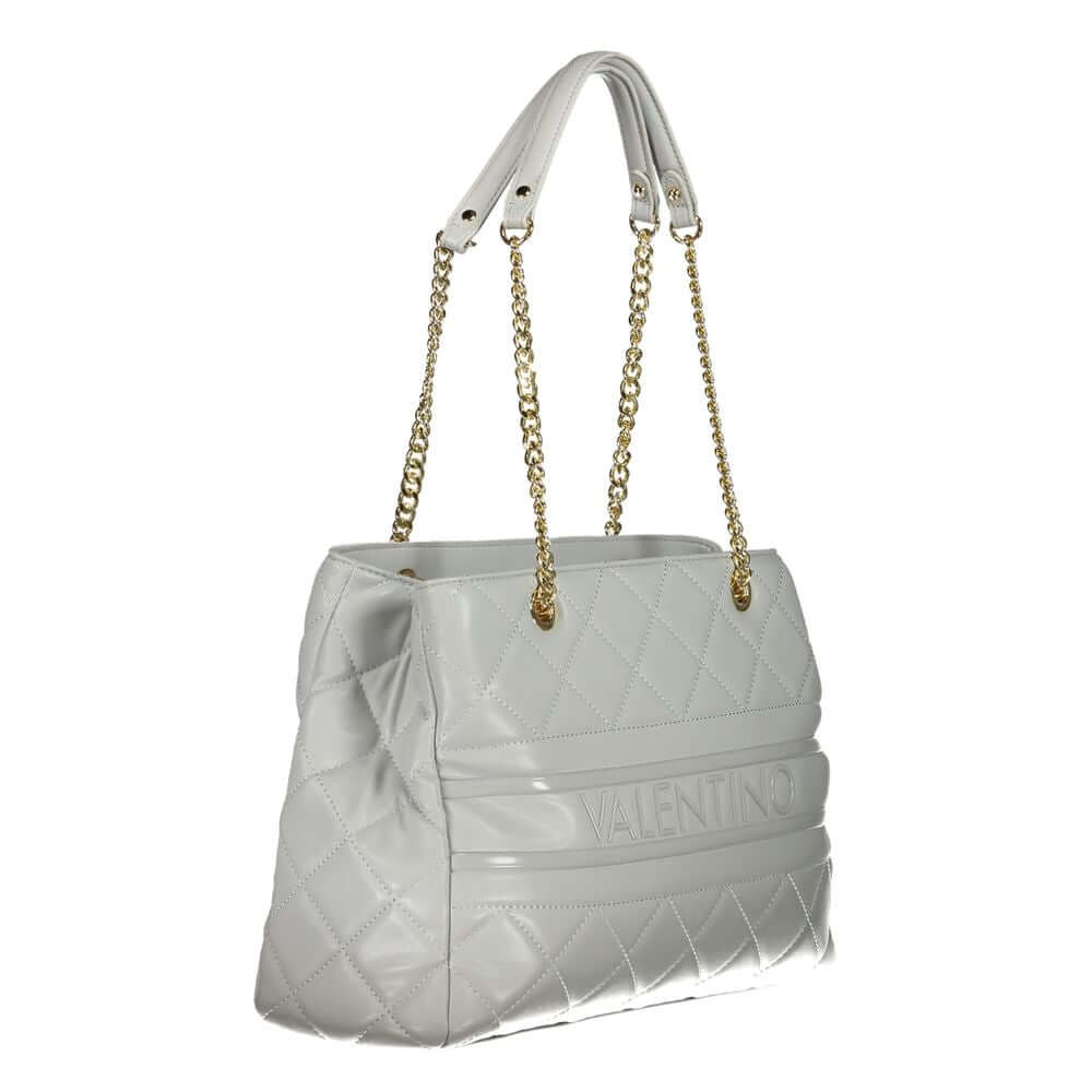 Valentino Gray Polyethylene Handbag