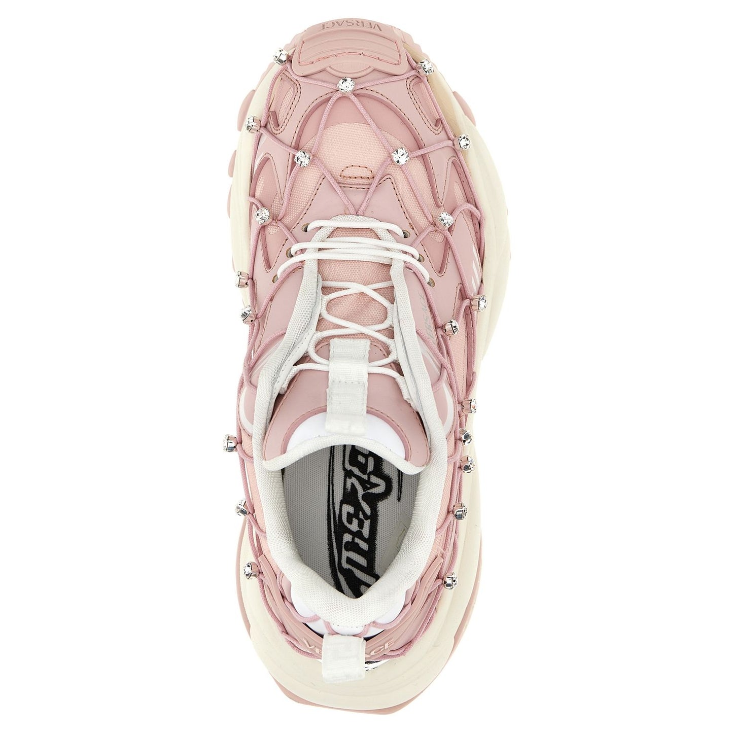 Versace Multicolor Polyester Athletic Sneakers
