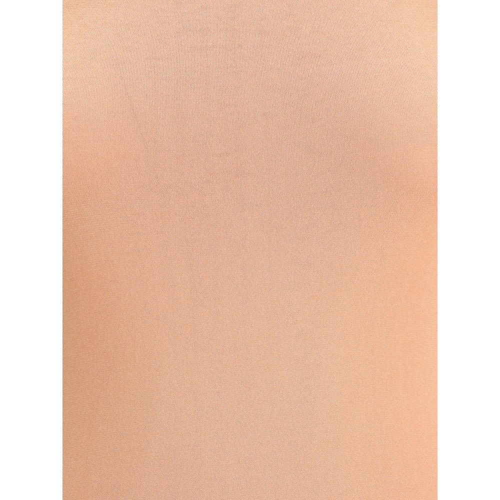 Close-up of Wolford Multicolor Cotton Top fabric, highlighting its smooth texture and versatile color.