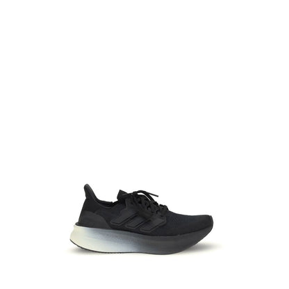 Y-3 Black Fabric Athletic Sneakers with canvas upper and suede lining, displaying the Y-3 logo, offering comfort and style.
