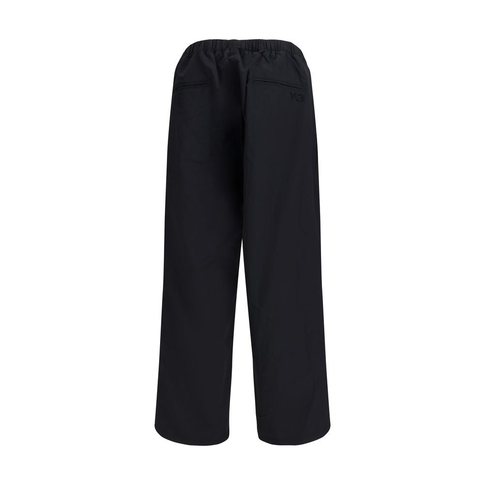 Y-3 Black Nylon Casual Pants