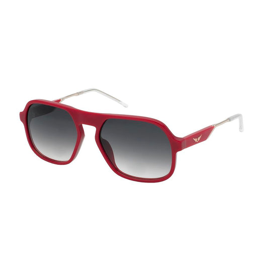 Zadig & Voltaire Red Acetate Sunglasses 1728,67434610848,New with tags,Red,Sunglasses,Sunglasses for Women - Sunglasses,Women,Zadig & Voltaire Zadig & Voltaire ZASZV3655709FAAC