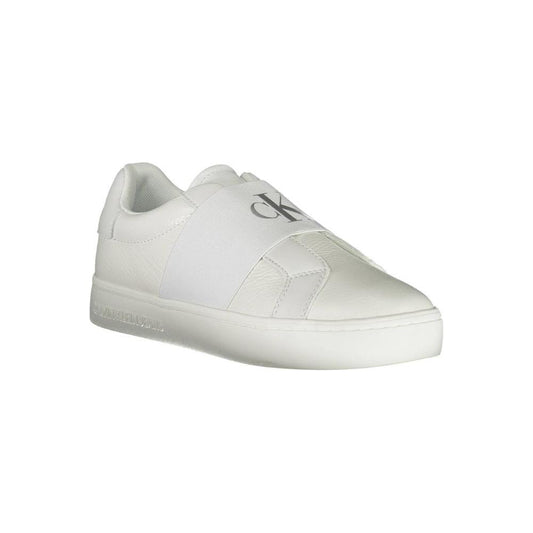 Calvin Klein White Leather Women Sneaker