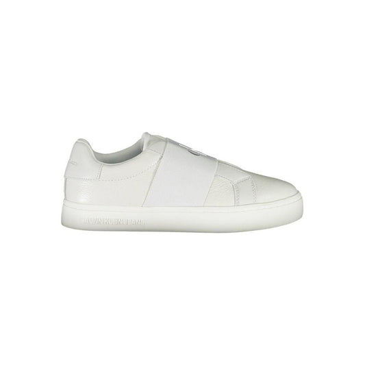 Calvin Klein White Leather Women Sneaker