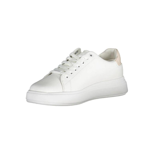 Calvin Klein White Leather Women Sneaker