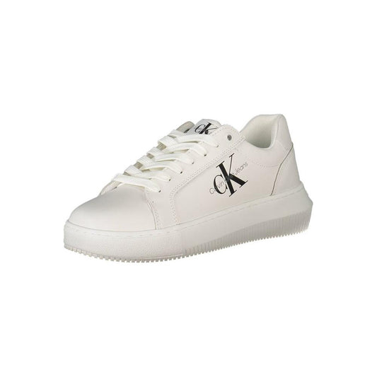Calvin Klein White Polyester Women Sneaker