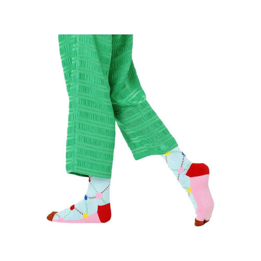 Happy Socks Blue Cotton Tights & Sock