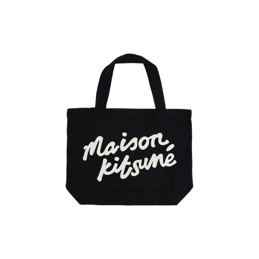 Maison Kitsuné Maison Kitsune Handwriting Tote Bag