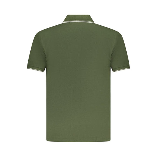 U.S. Grand Polo green cotton men’s polo shirt, featuring classic design, three-button placket, and iconic logo embroidery.