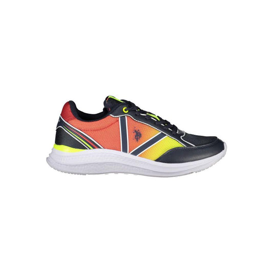 U.S. POLO ASSN. Blue Polyester Men Sneaker